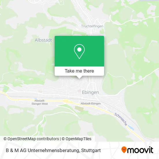Карта B & M AG Unternehmensberatung