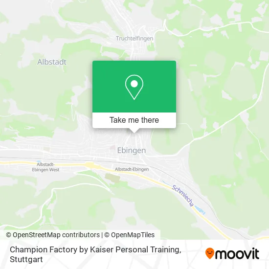 Карта Champion Factory by Kaiser Personal Training