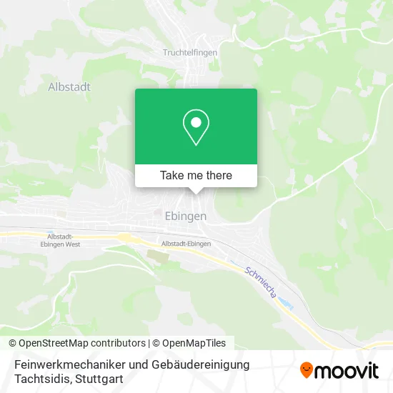 Карта Feinwerkmechaniker und Gebäudereinigung Tachtsidis