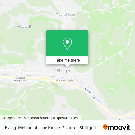 Evang. Methodistische Kirche, Pastorat map