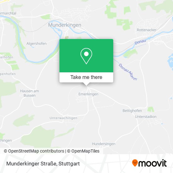 Munderkinger Straße map