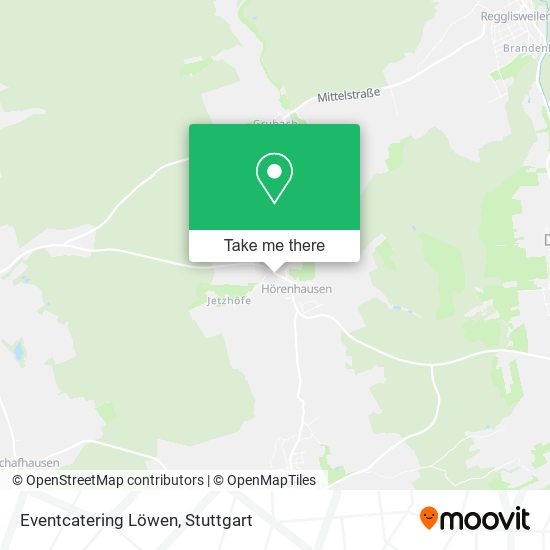 Eventcatering Löwen map