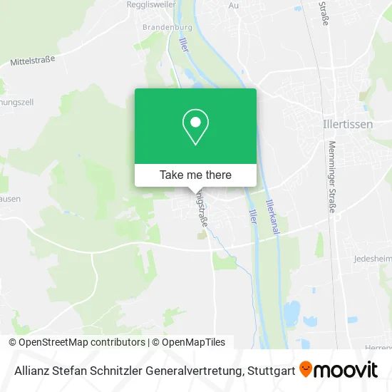 Карта Allianz Stefan Schnitzler Generalvertretung