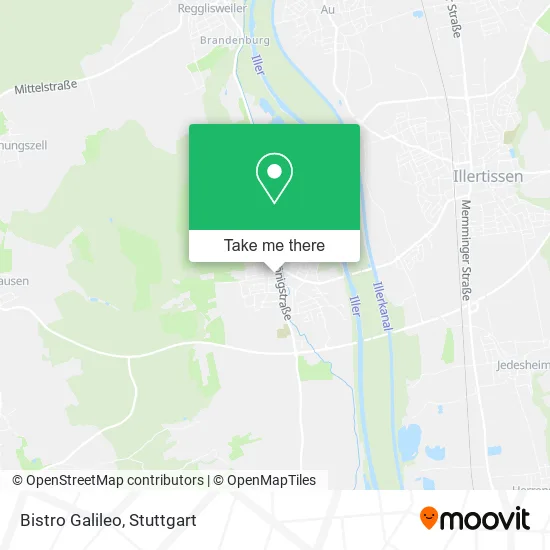 Карта Bistro Galileo