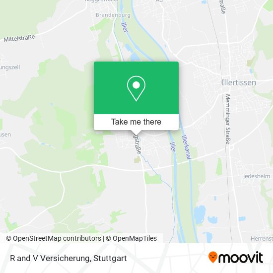 R and V Versicherung map