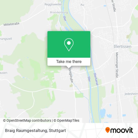 Карта Braig Raumgestaltung