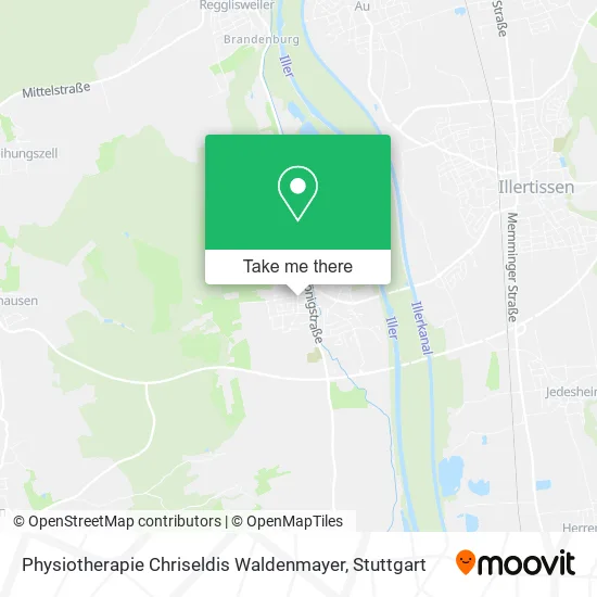 Карта Physiotherapie Chriseldis Waldenmayer