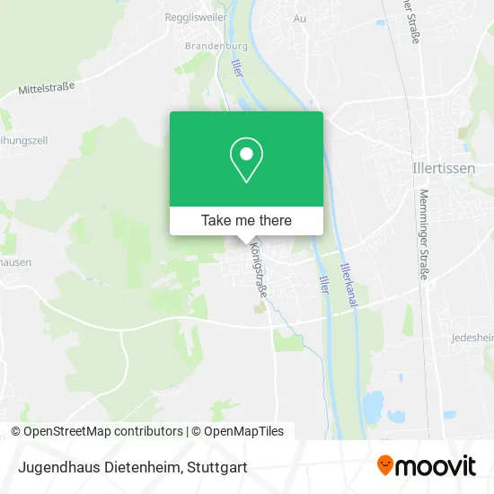 Карта Jugendhaus Dietenheim