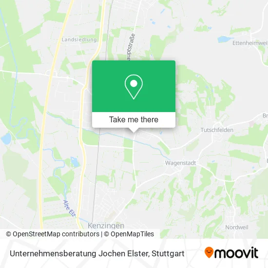 Карта Unternehmensberatung Jochen Elster