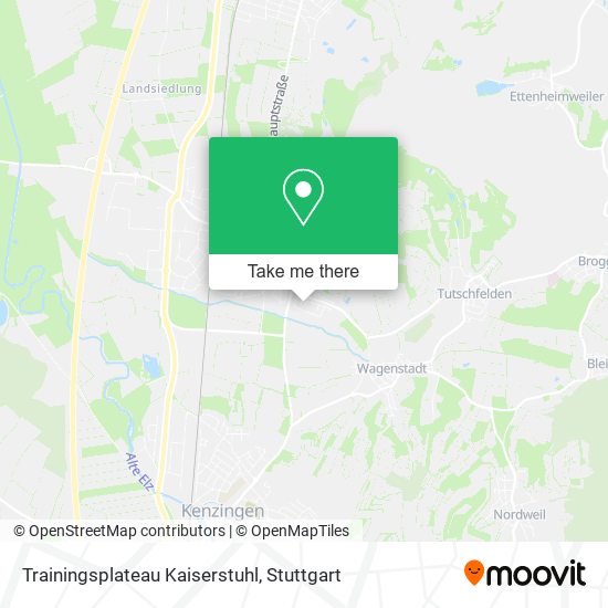 Карта Trainingsplateau Kaiserstuhl