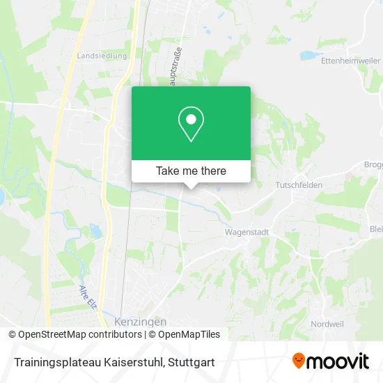 Карта Trainingsplateau Kaiserstuhl