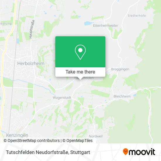 Карта Tutschfelden Neudorfstraße