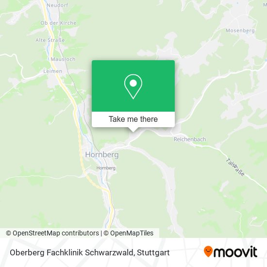 Oberberg Fachklinik Schwarzwald map