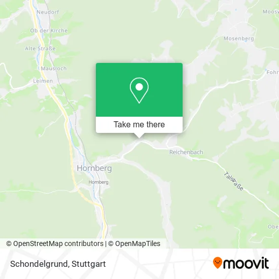 Карта Schondelgrund