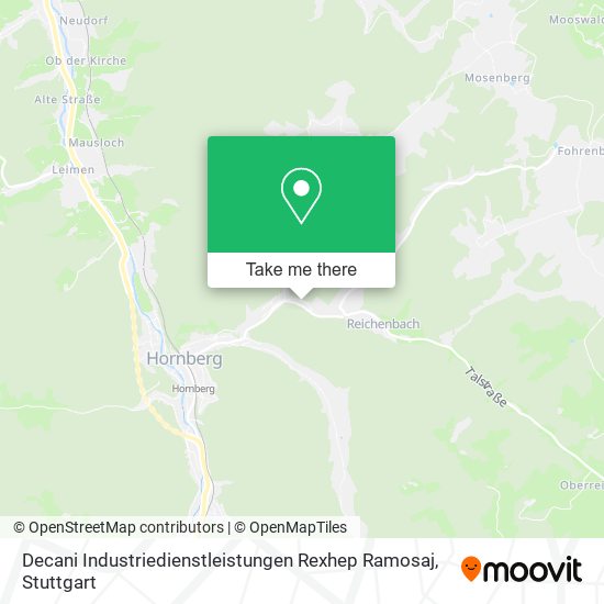 Decani Industriedienstleistungen Rexhep Ramosaj map