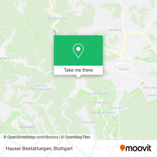 Карта Hauser Bestattungen