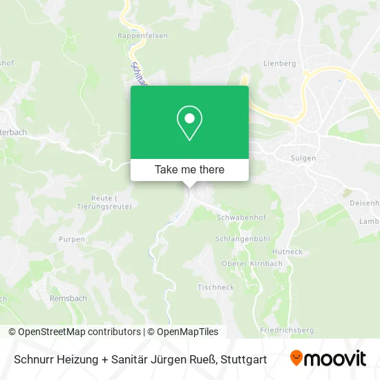 Карта Schnurr Heizung + Sanitär Jürgen Rueß