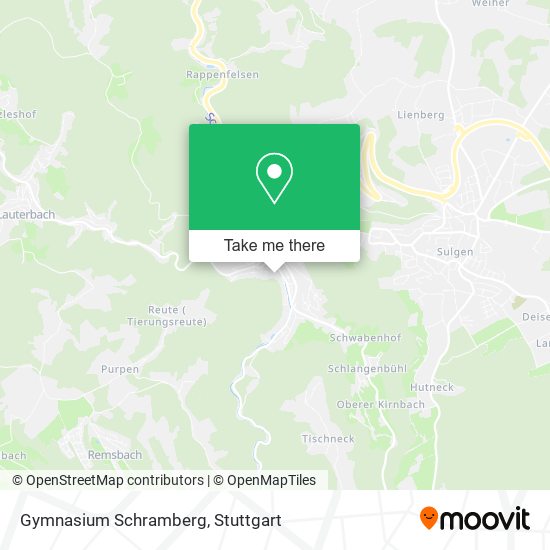 Gymnasium Schramberg map