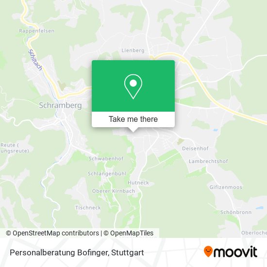 Personalberatung Bofinger map