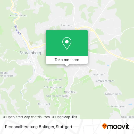 Карта Personalberatung Bofinger