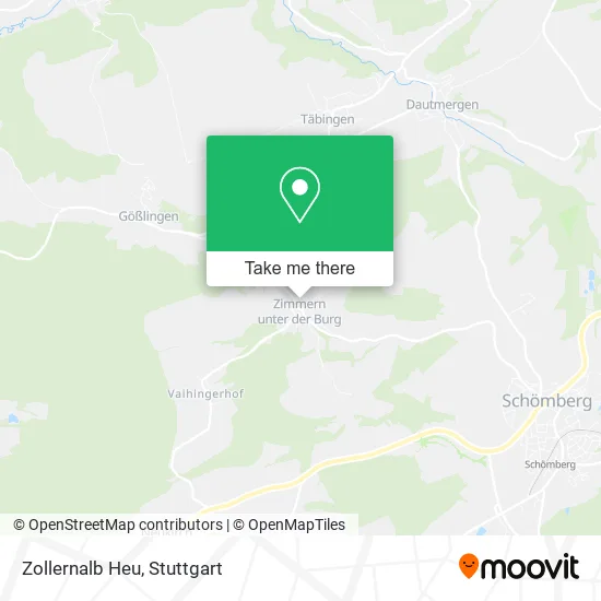 Карта Zollernalb Heu
