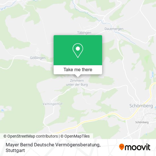 Карта Mayer Bernd Deutsche Vermögensberatung