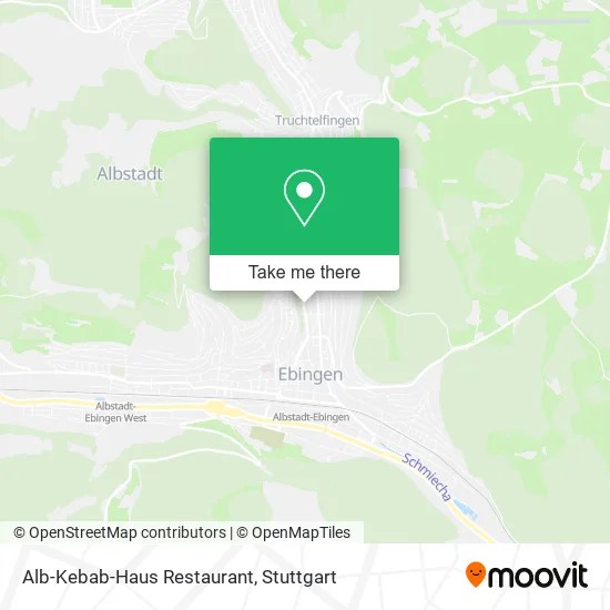 Карта Alb-Kebab-Haus Restaurant