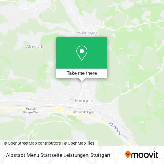 Карта Albstadt Menu Startseite Leistungen
