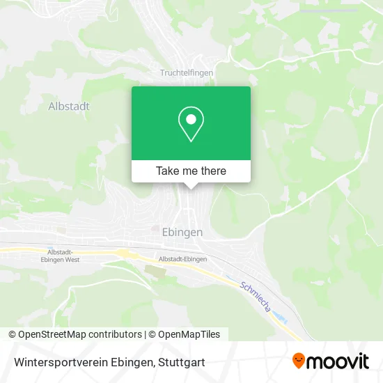 Карта Wintersportverein Ebingen