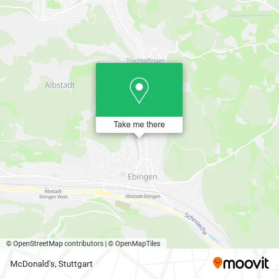 Карта McDonald's