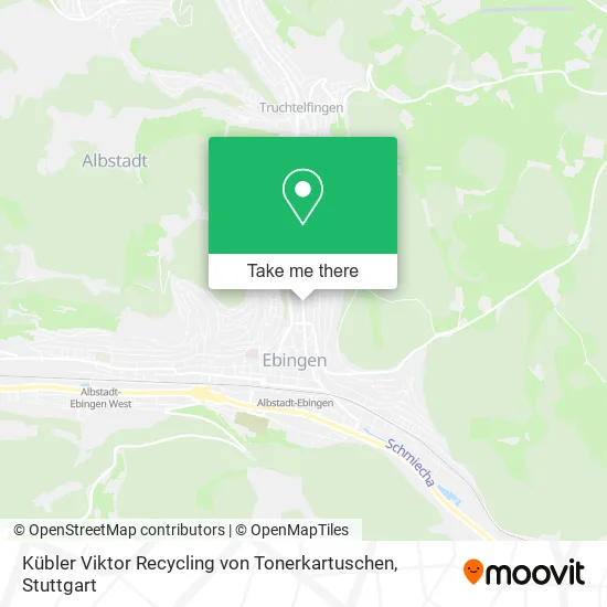 Карта Kübler Viktor Recycling von Tonerkartuschen