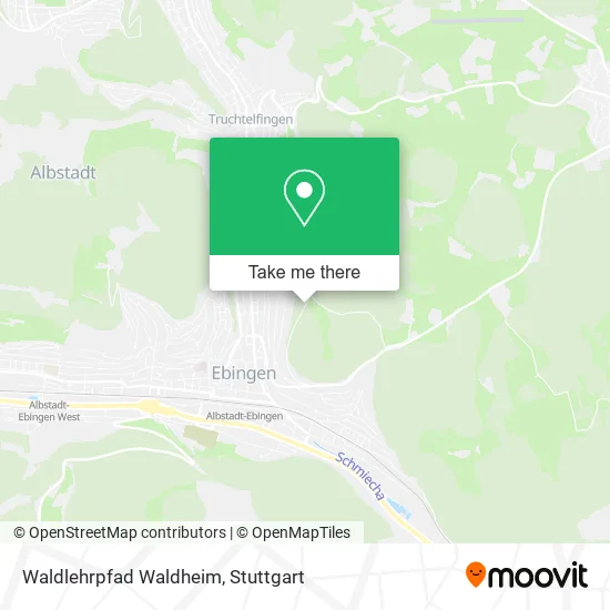 Карта Waldlehrpfad Waldheim