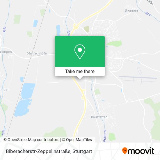 Biberacherstr-Zeppelinstraße map