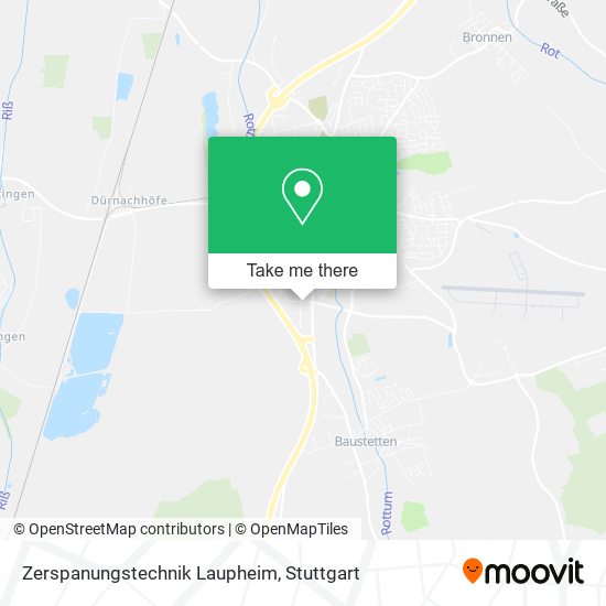 Карта Zerspanungstechnik Laupheim