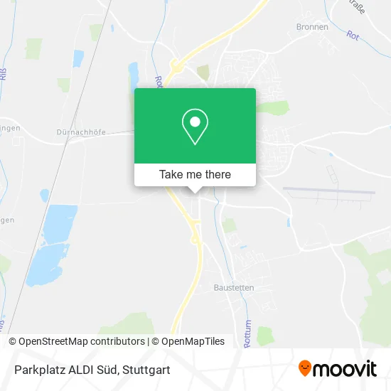 Карта Parkplatz ALDI Süd