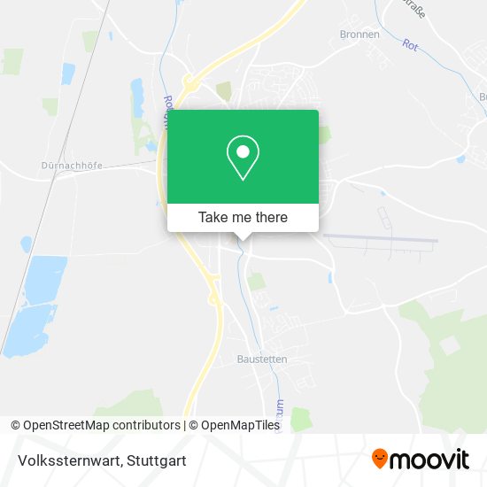 Карта Volkssternwart