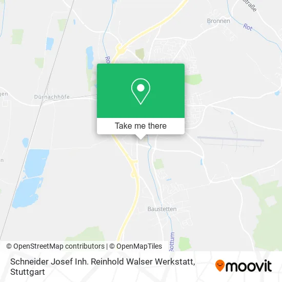 Карта Schneider Josef Inh. Reinhold Walser Werkstatt