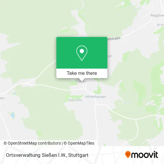 Карта Ortsverwaltung Sießen I.W.