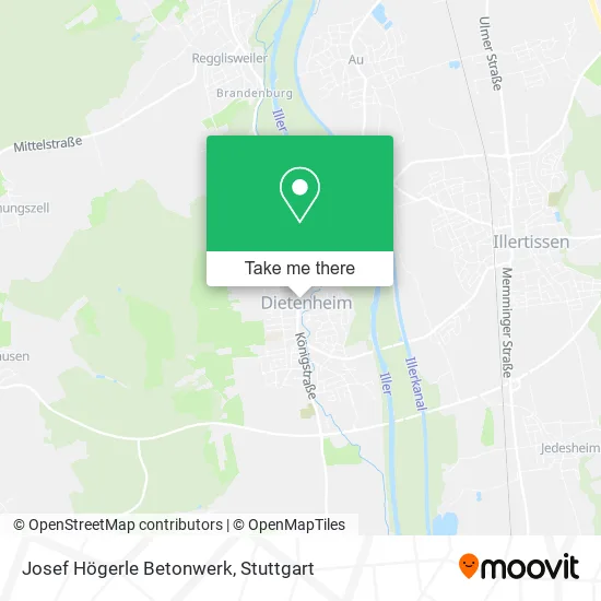 Карта Josef Högerle Betonwerk