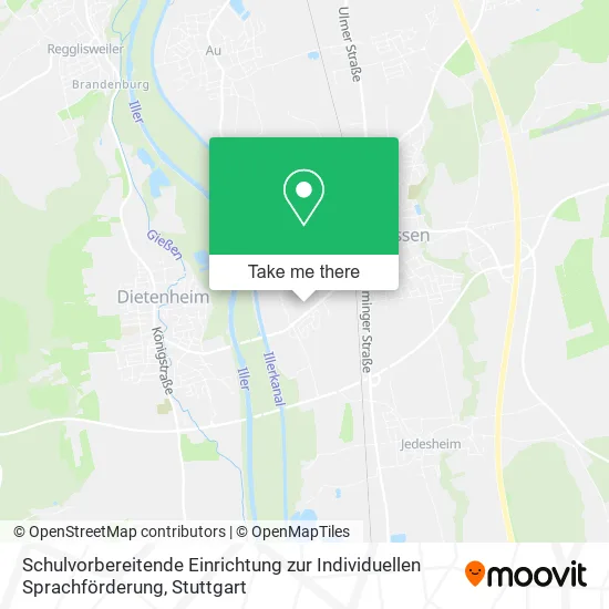 Карта Schulvorbereitende Einrichtung zur Individuellen Sprachförderung
