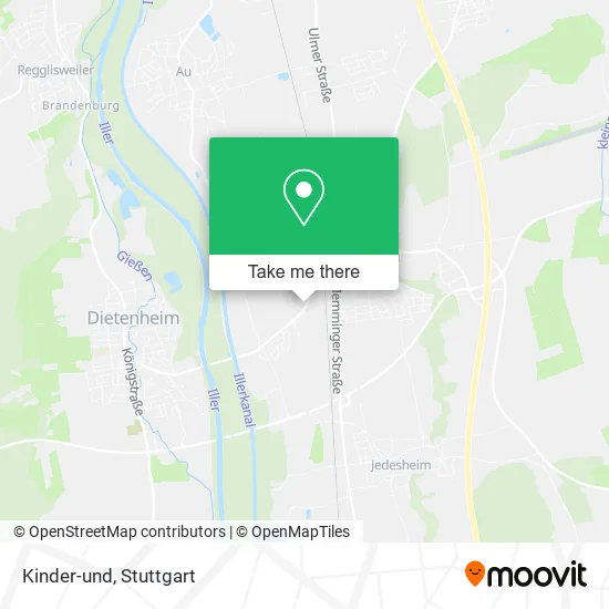 Карта Kinder-und