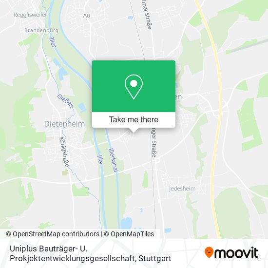 Uniplus Bauträger- U. Prokjektentwicklungsgesellschaft map