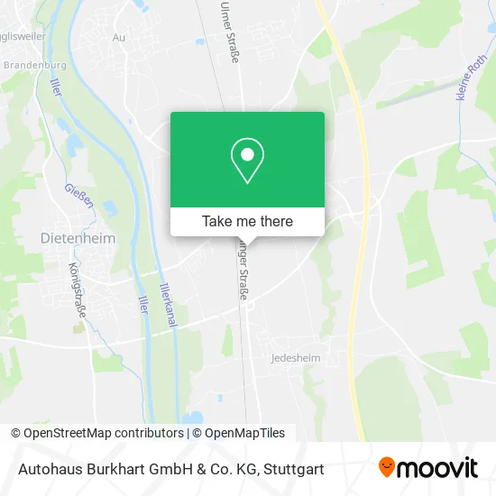 Карта Autohaus Burkhart GmbH & Co. KG