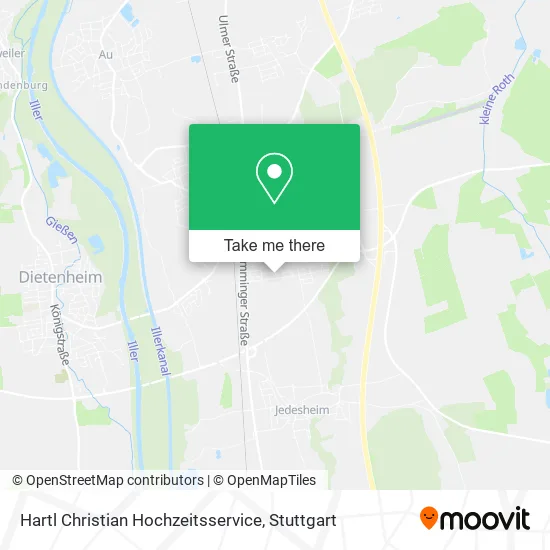 Карта Hartl Christian Hochzeitsservice