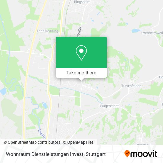 Wohnraum Dienstleistungen Invest map