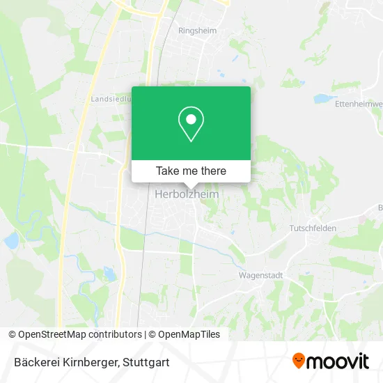 Карта Bäckerei Kirnberger