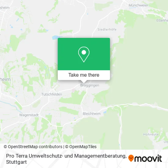 Карта Pro Terra Umweltschutz- und Managementberatung