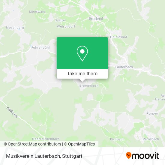 Musikverein Lauterbach map
