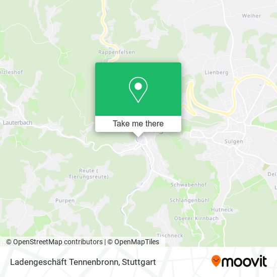 Ladengeschäft Tennenbronn map