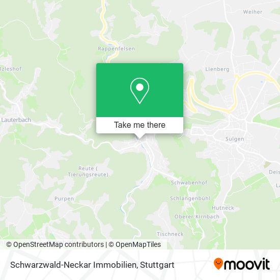 Schwarzwald-Neckar Immobilien map